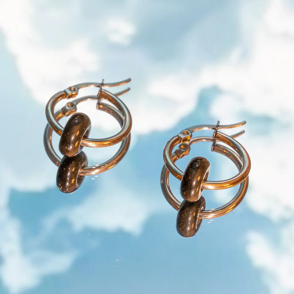 Pendiente Donut Clip