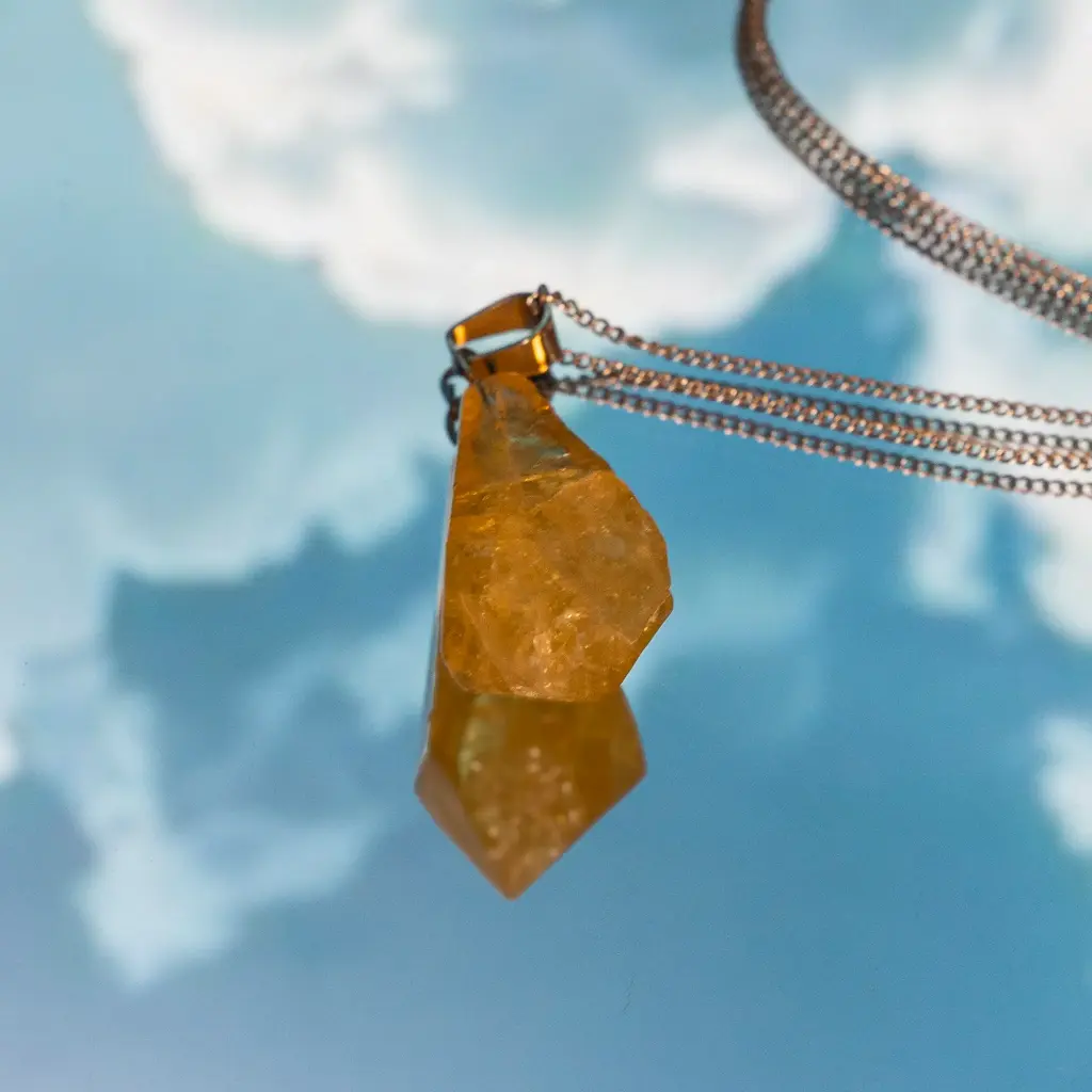 Collar Cuarion Citrino